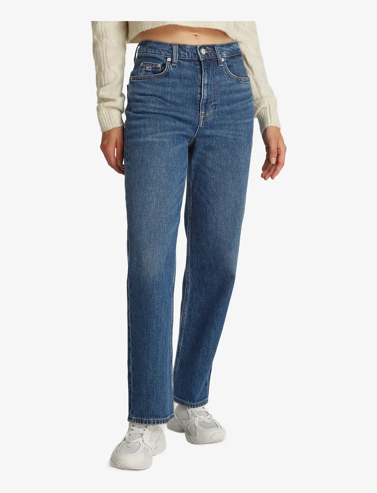 Tommy Jeans - LAYLA HR SLIM STRAIGHT CH0152 - denim dark - 0