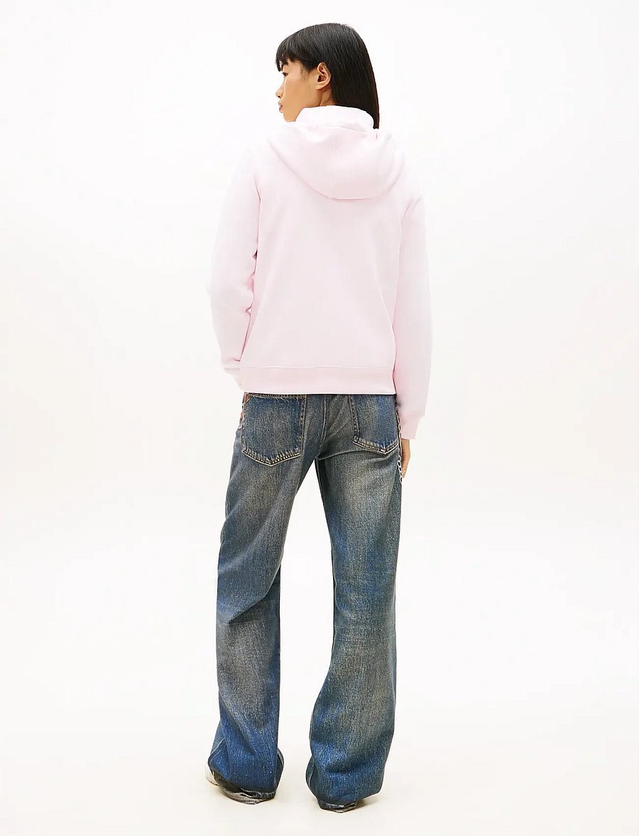 Tommy Jeans - TJW REG S FLAG ZIP THRU - pearly pink - 2