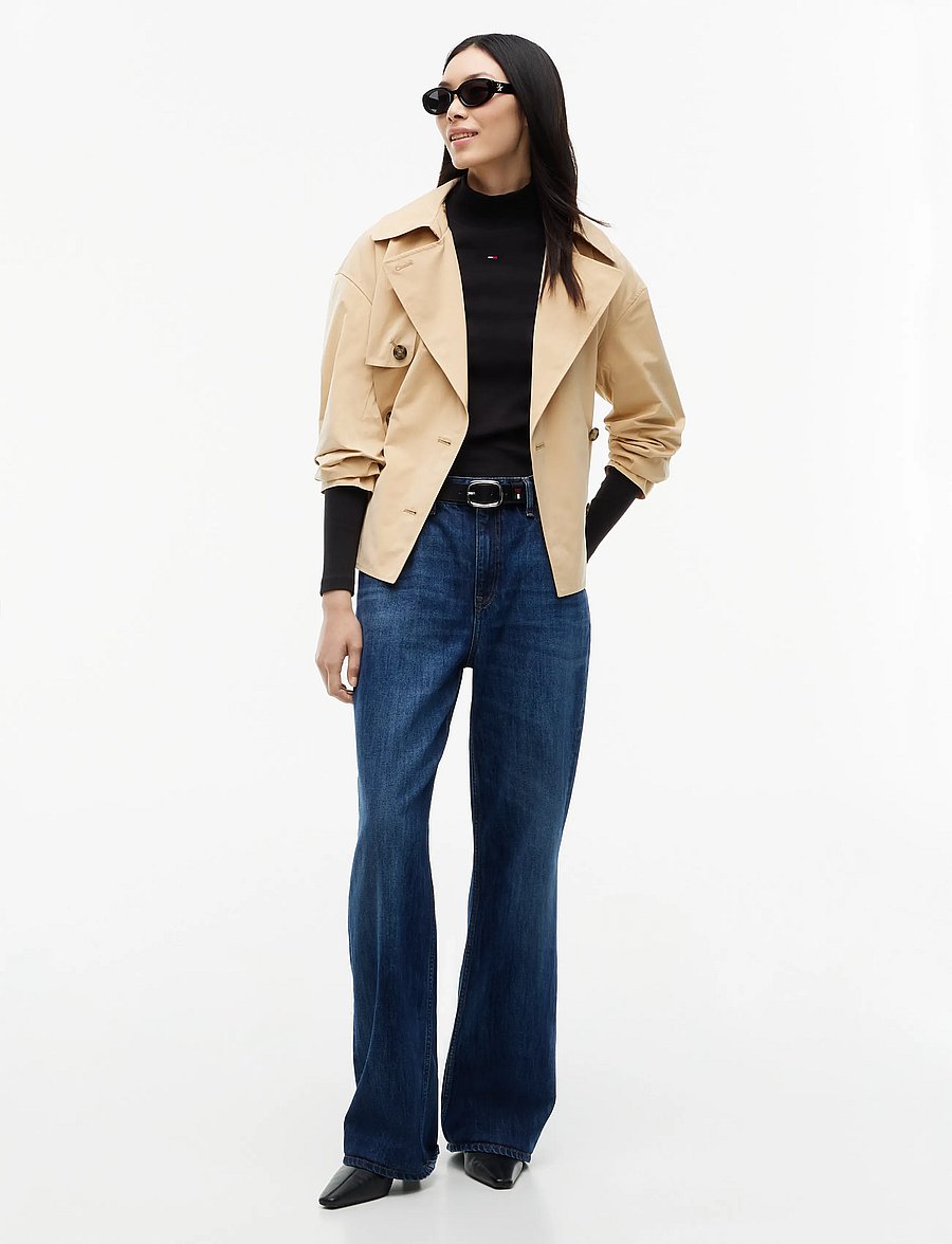 Tommy Jeans - TJW ESSENTIAL MOCK NECK - långärmade toppar - black - 5