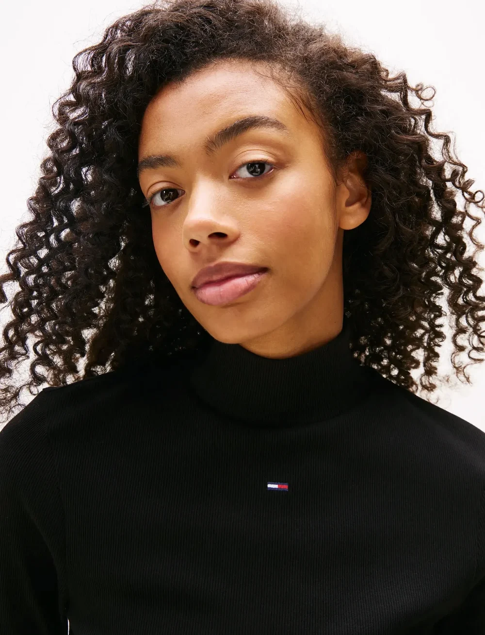 Tommy Jeans - TJW ESSENTIAL MOCK NECK - pooloneuleet - black - 5