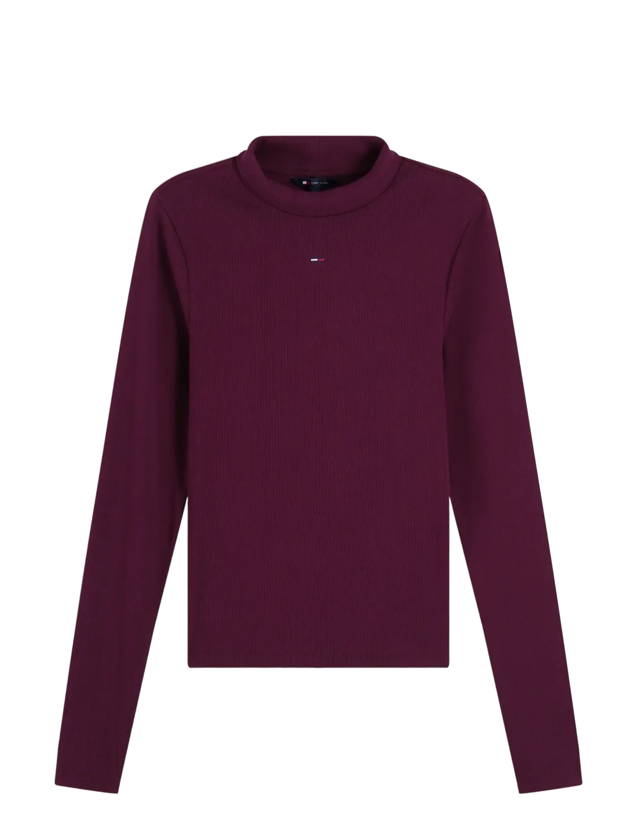 Tommy Jeans - TJW ESSENTIAL MOCK NECK - kõrge kaelusega kudumid - calypso berry - 1