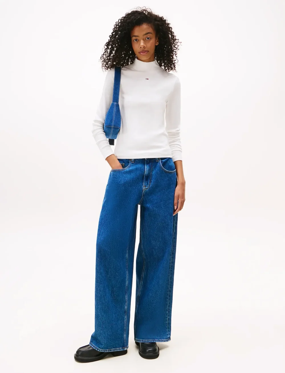 Tommy Jeans - TJW ESSENTIAL MOCK NECK - pooloneuleet - ecru - 2