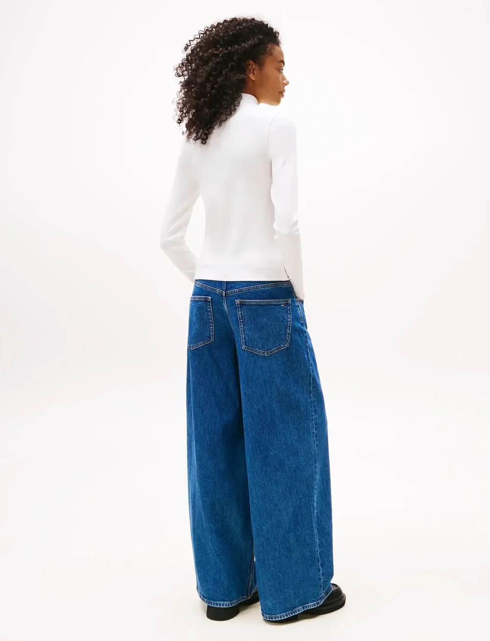 Tommy Jeans - TJW ESSENTIAL MOCK NECK - pooloneuleet - ecru - 3
