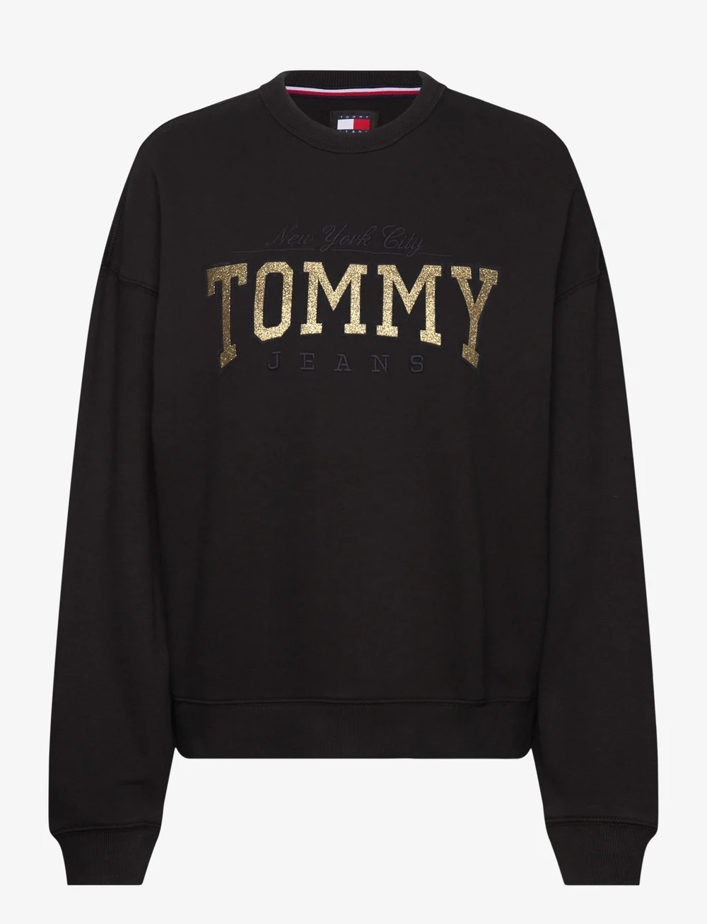 Tommy Jeans Tjw Nw Bxy Glitter Varsity Crew sweatshirts einkaufen bei Booztlet