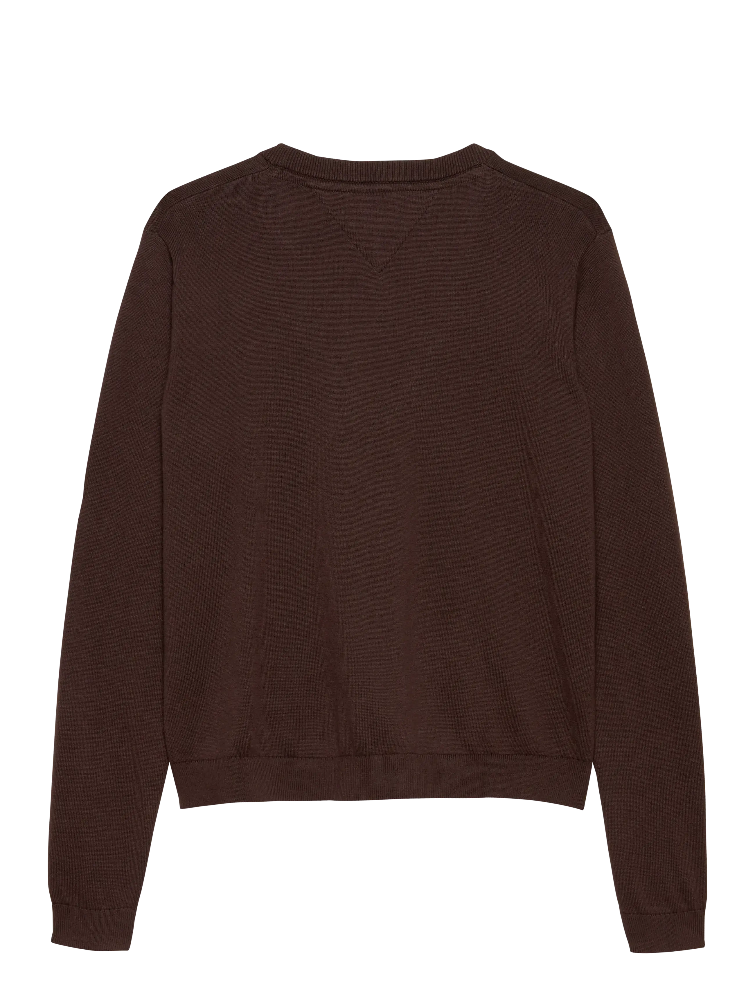 Tommy Jeans - TJW ESSENTIAL VNECK SWEATER EXT - sviitrid - rich brown - 2