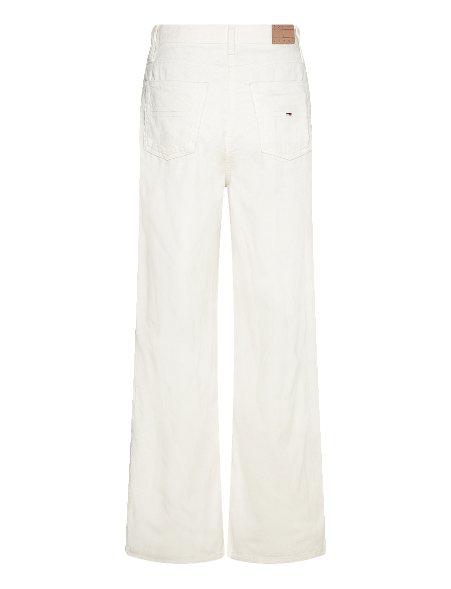 Tommy Jeans - TJW CLAIRE FINE CORD PANT - ancient white - 1