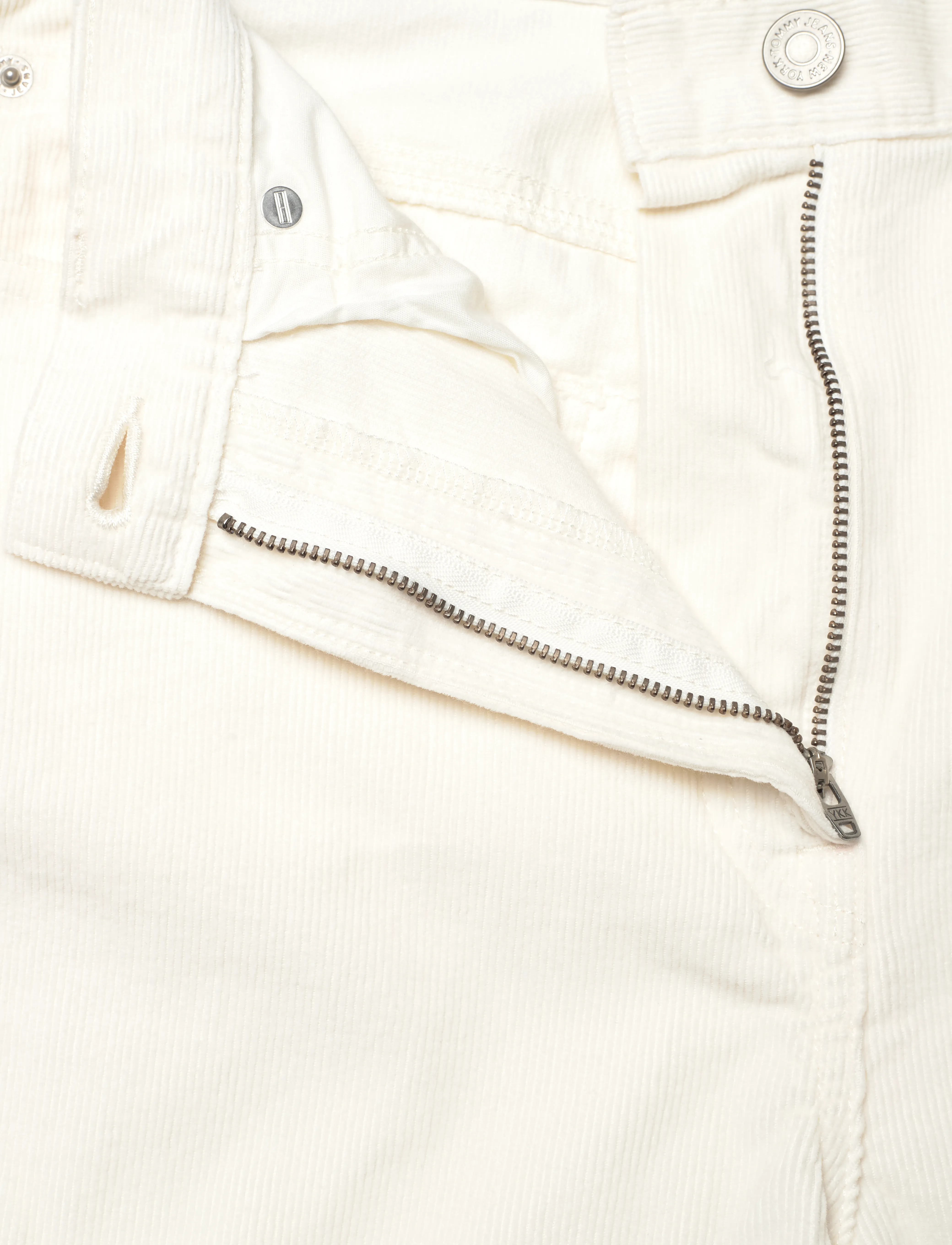 Tommy Jeans - TJW CLAIRE FINE CORD PANT - ancient white - 3