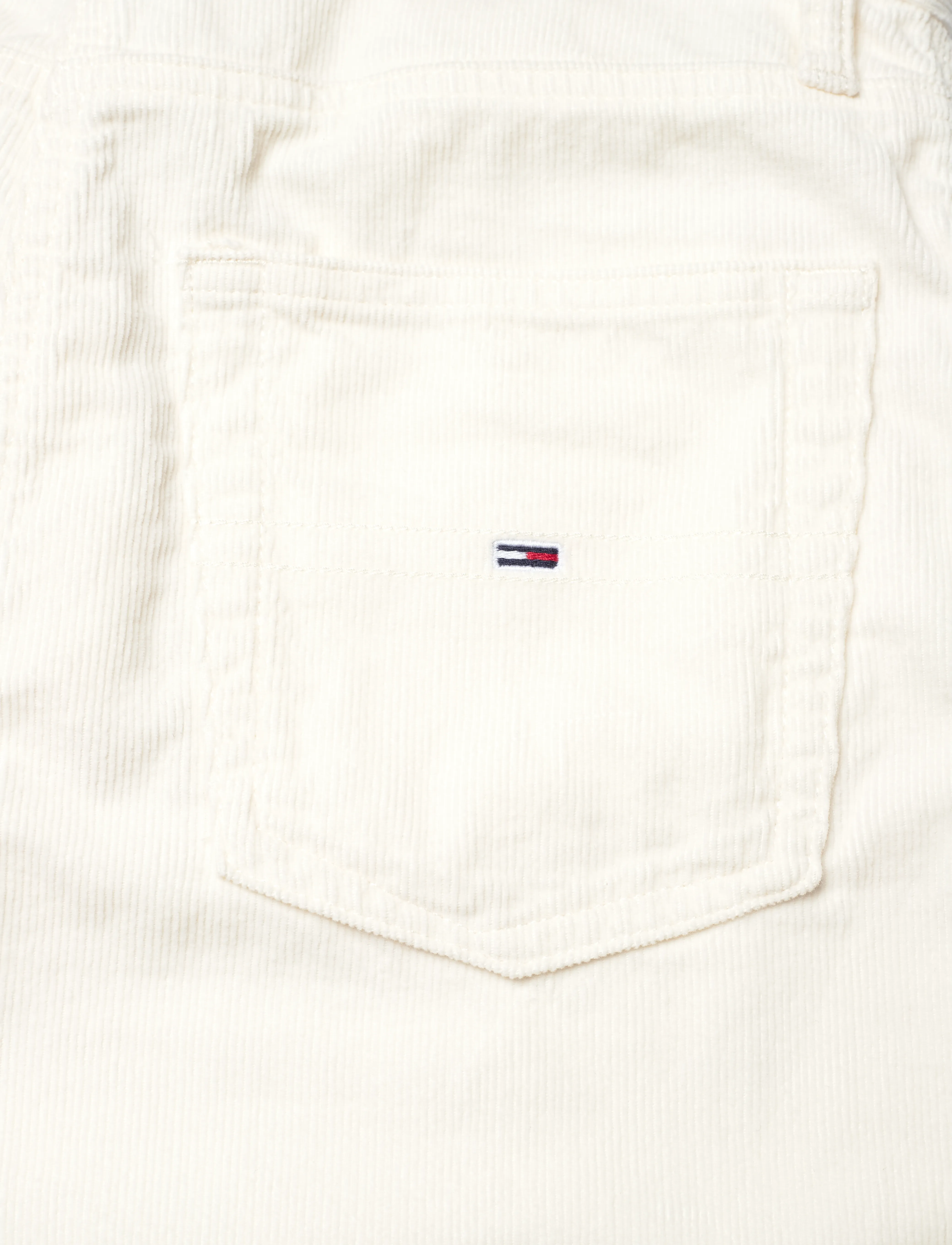 Tommy Jeans - TJW CLAIRE FINE CORD PANT - ancient white - 4
