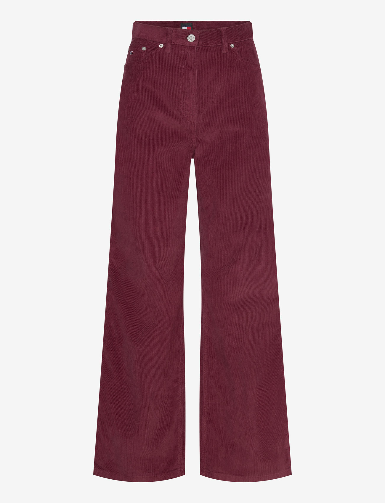 Tommy Jeans - TJW CLAIRE FINE CORD PANT - vida jeans - deep rouge - 0
