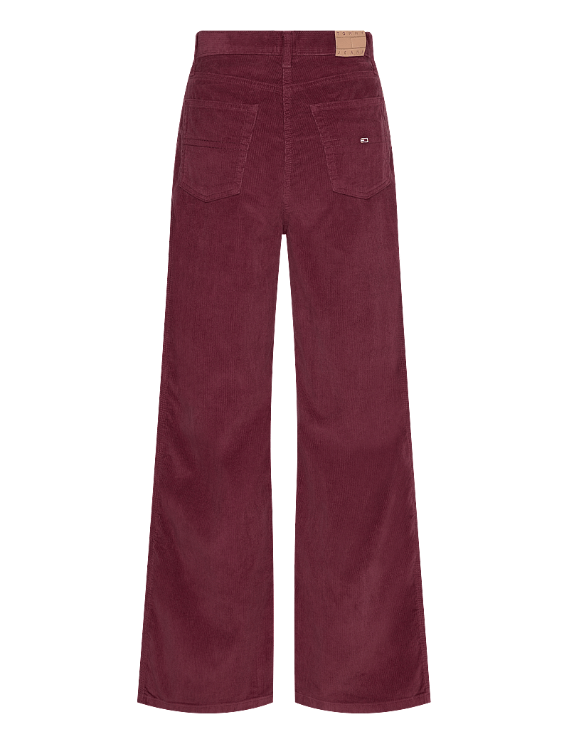 Tommy Jeans - TJW CLAIRE FINE CORD PANT - vida jeans - deep rouge - 1