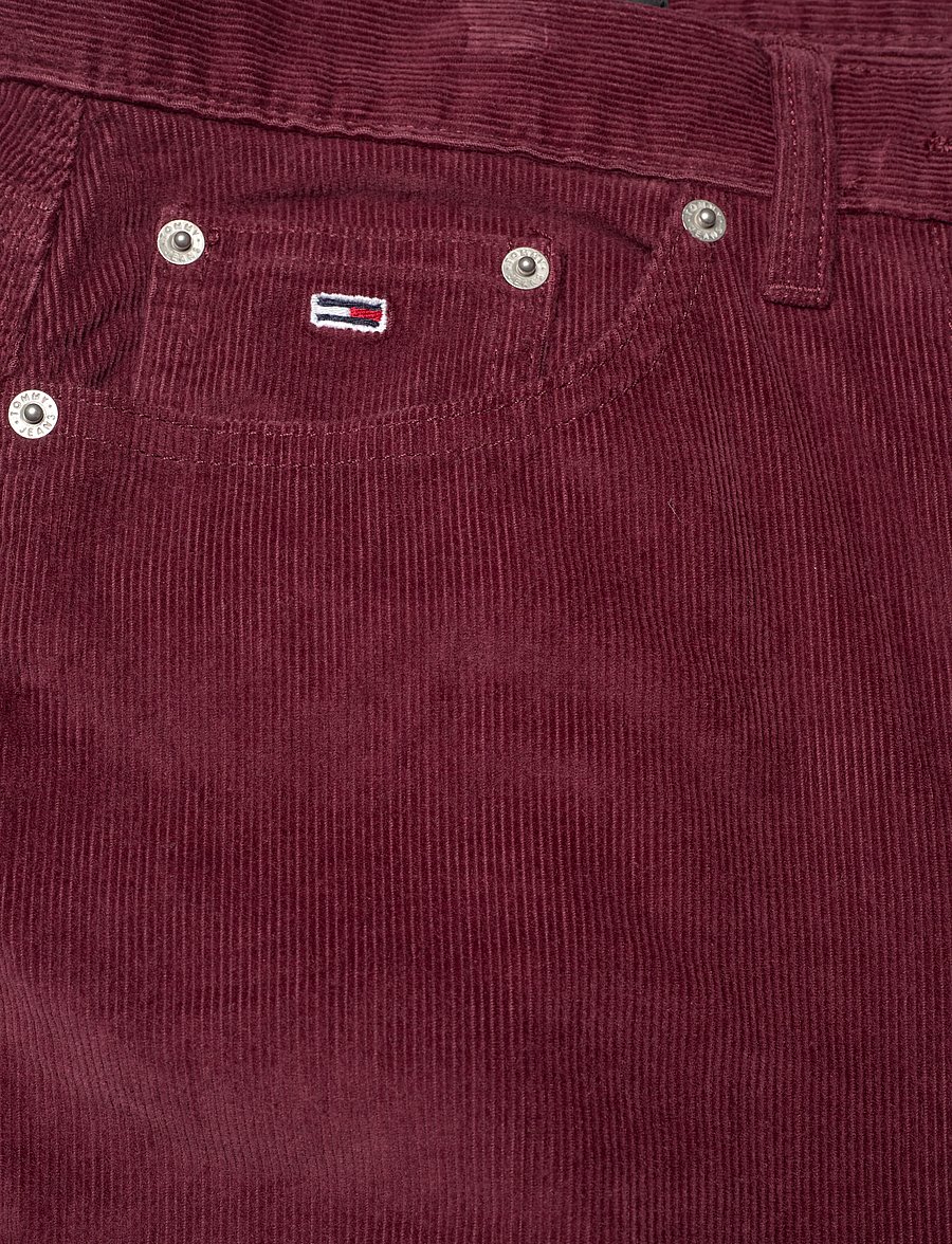 Tommy Jeans - TJW CLAIRE FINE CORD PANT - deep rouge - 2