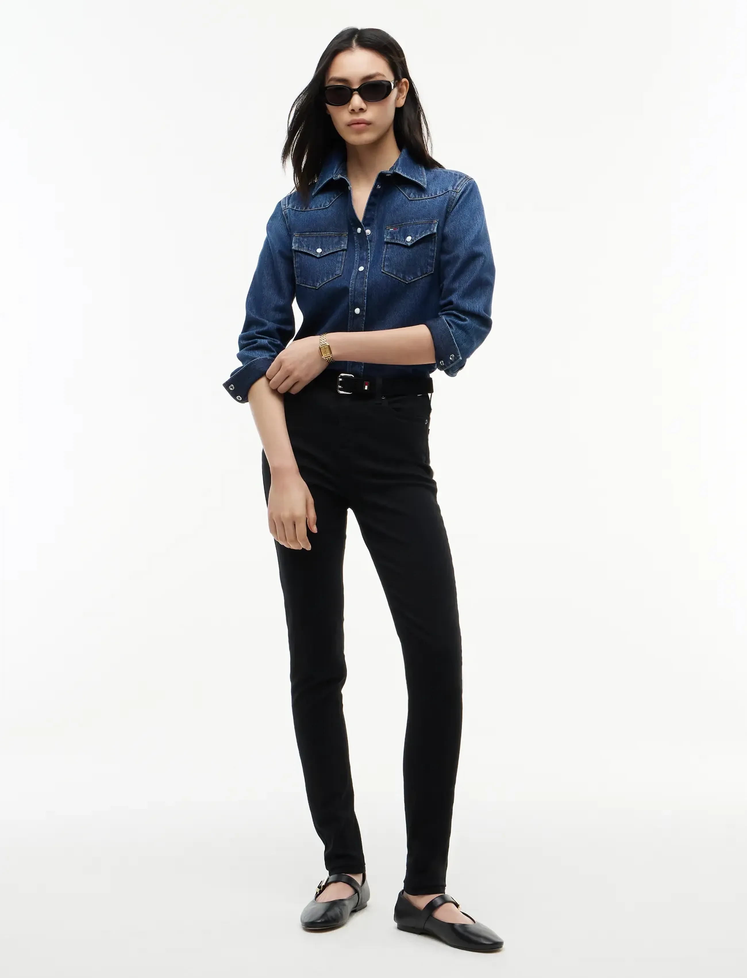 Tommy Jeans - NORA MD SKN DH4288 - skinny jeans - denim black - 4