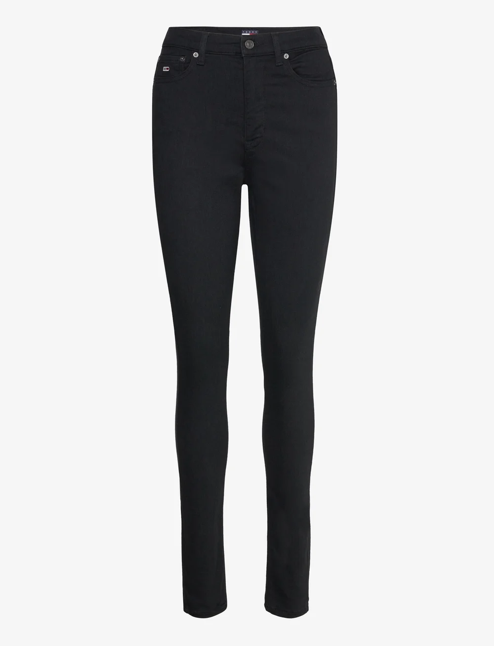 Tommy Jeans - SYLVIA HGH SKN DH4288 - skinny jeans - denim black - 0
