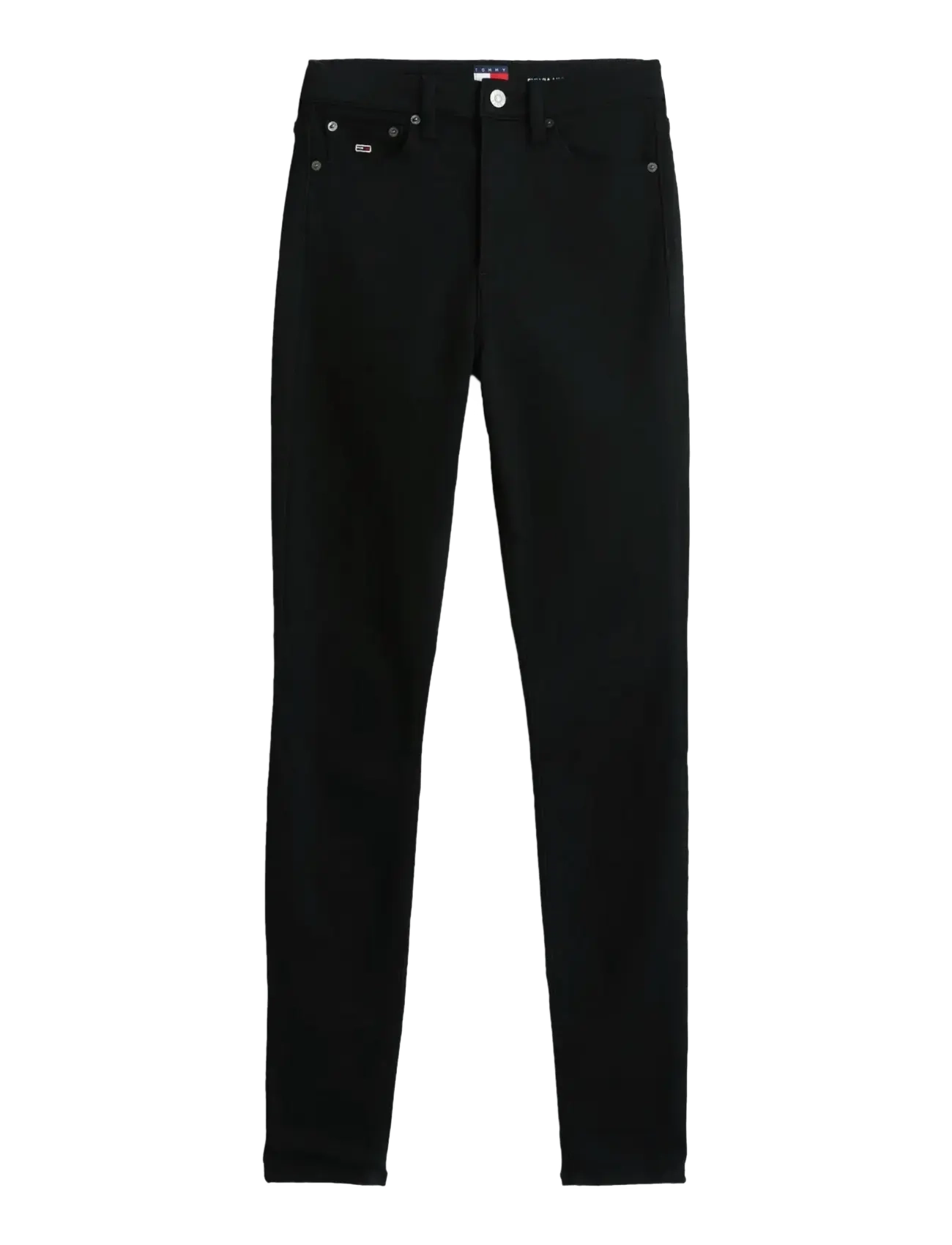 Tommy Jeans - SYLVIA HGH SKN DH4288 - kitsad teksad - denim black - 1