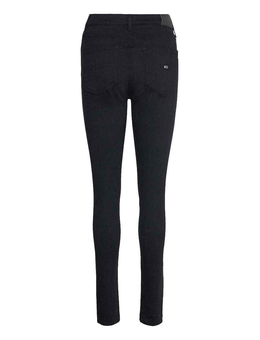 Tommy Jeans - SYLVIA HGH SKN DH4288 - kitsad teksad - denim black - 2