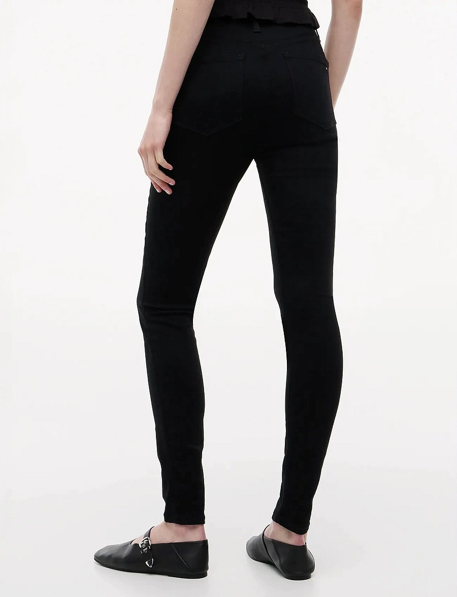 Tommy Jeans - SYLVIA HGH SKN DH4288 - kitsad teksad - denim black - 3
