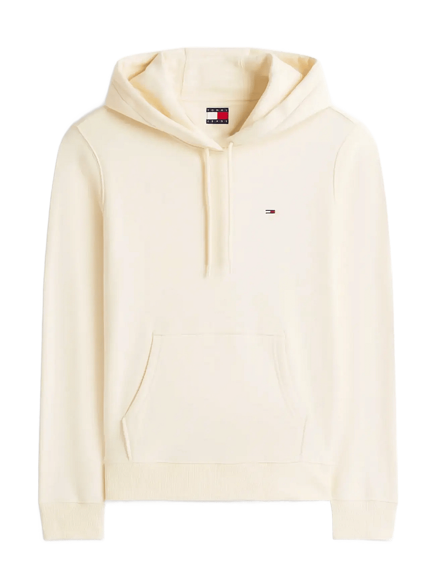 Tommy Jeans - TJW REG S FLAG HOODIE - kapuzenpullover - almost yellow - 1