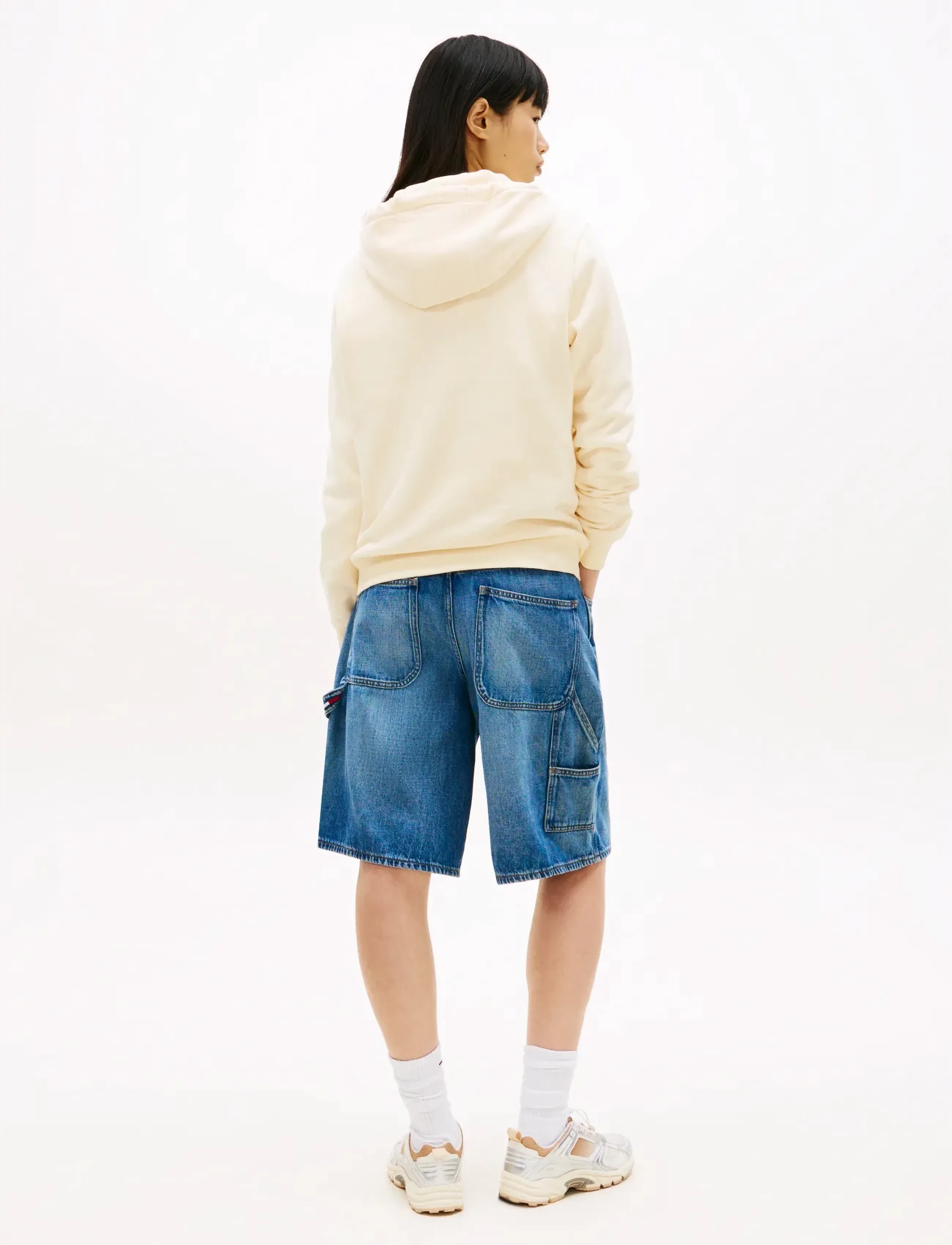 Tommy Jeans - TJW REG S FLAG HOODIE - pulls à capuche - almost yellow - 2