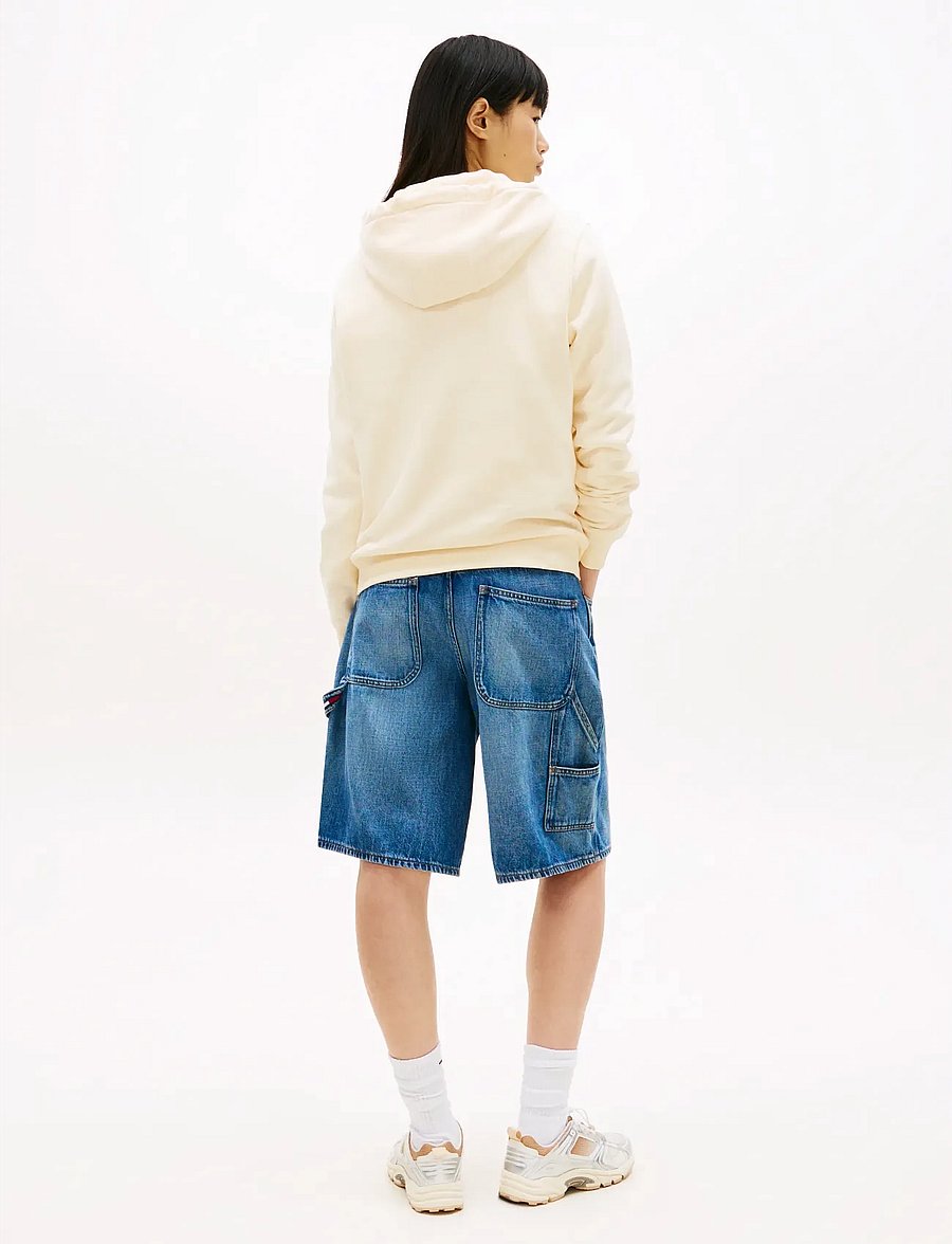 Tommy Jeans - TJW REG S FLAG HOODIE - kapuzenpullover - almost yellow - 2