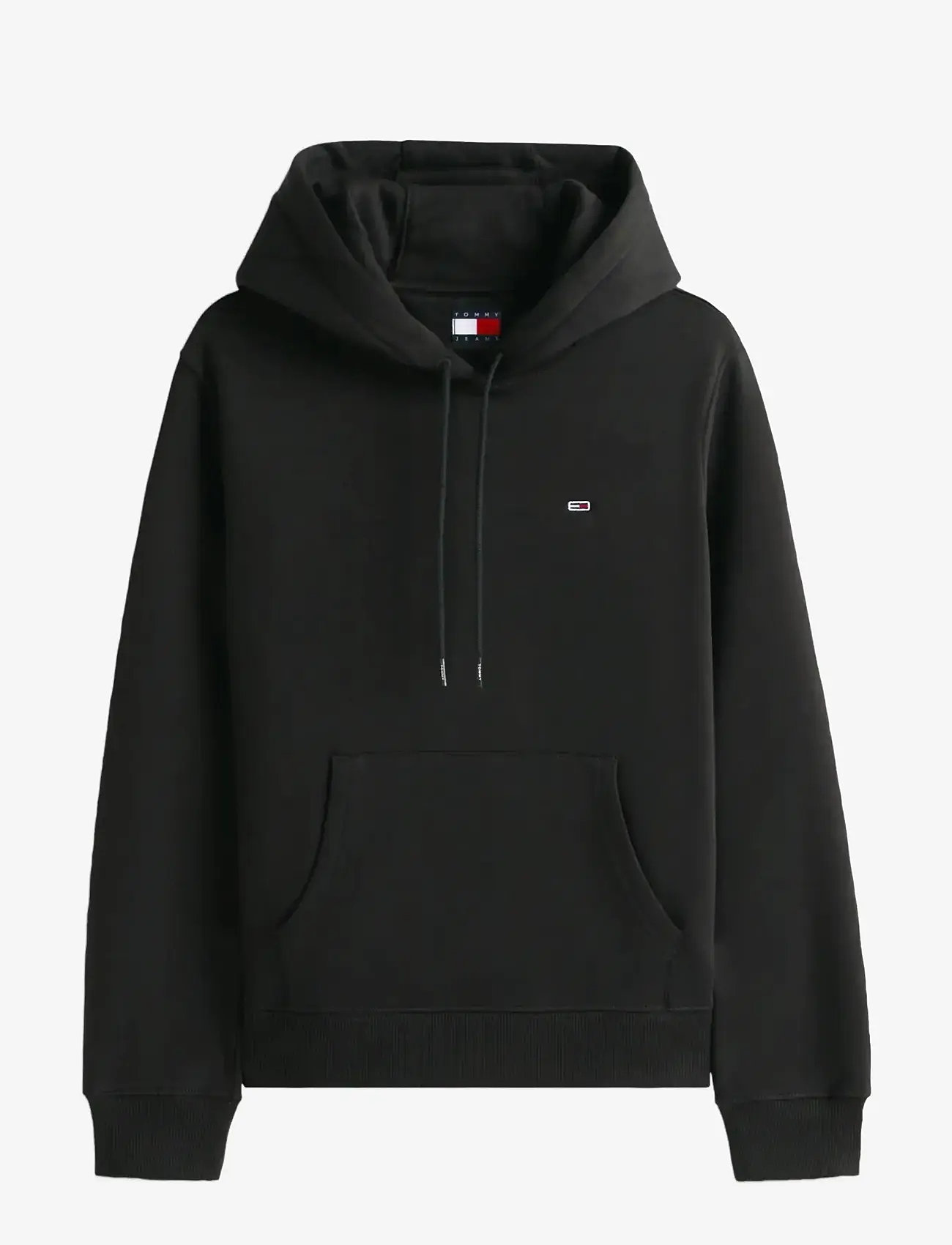 Tommy Jeans - TJW REG S FLAG HOODIE - kapuutsiga dressipluusid - black - 1