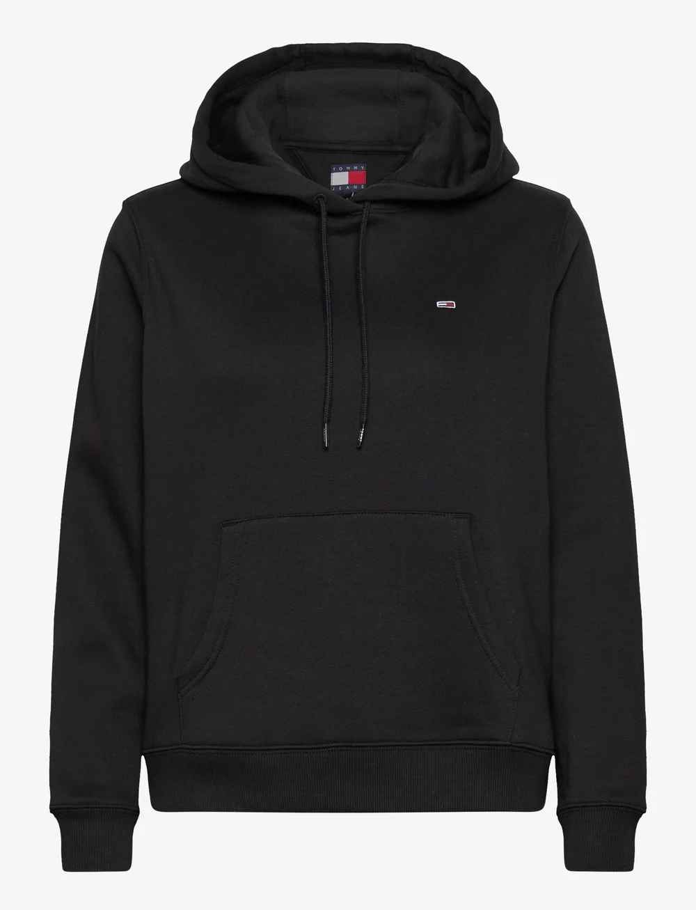 Tommy Jeans - TJW REG S FLAG HOODIE - hoodies - black - 1
