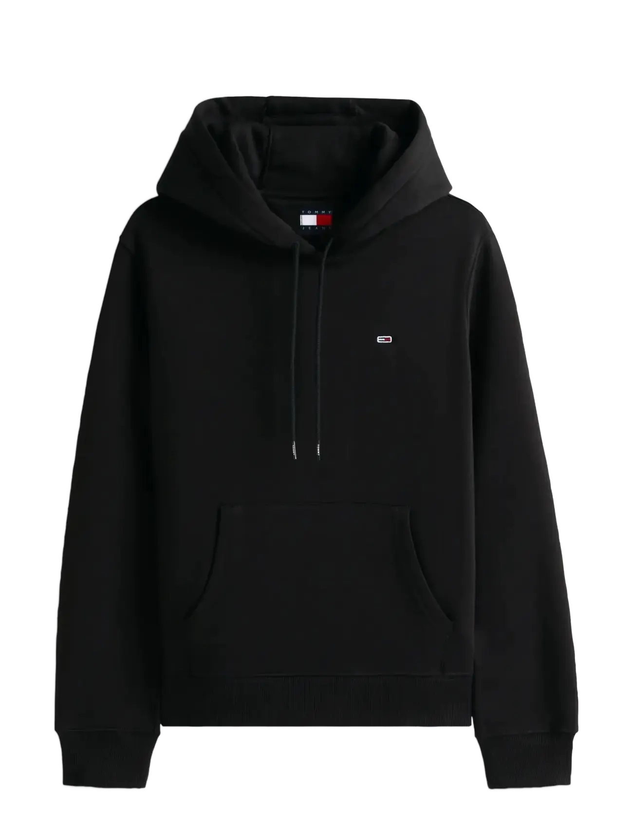Tommy Jeans TJW REG S FLAG HOODIE - Pusad ja dressipluusid - BLACK / black