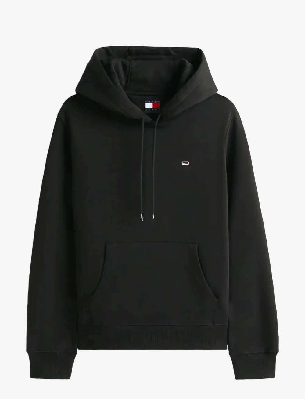 Tommy Jeans - TJW REG S FLAG HOODIE - hoodies - black - 1