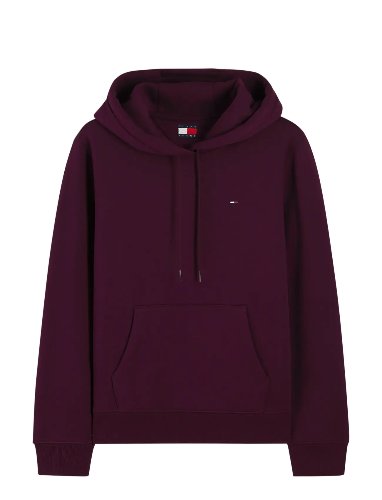Tommy Jeans TJW REG S FLAG HOODIE - Kapuzenpullover - CALYPSO BERRY / burgundy