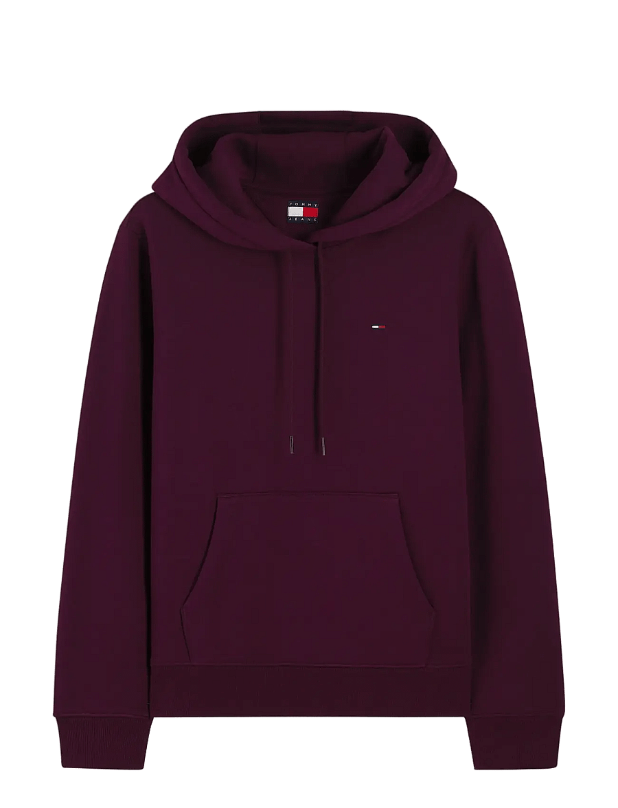 Tommy Jeans - TJW REG S FLAG HOODIE - kapuzenpullover - calypso berry - 1