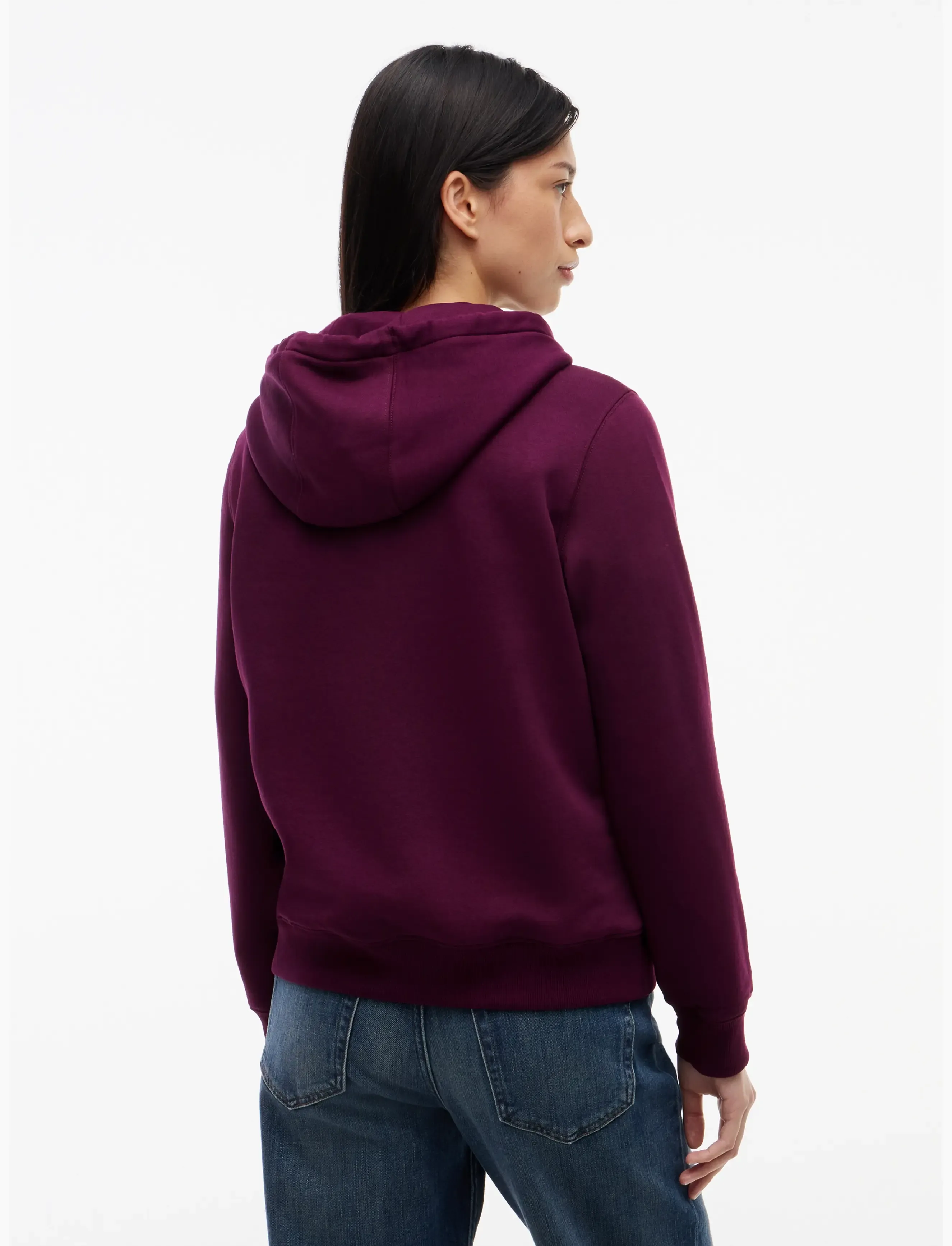 Tommy Jeans - TJW REG S FLAG HOODIE - kapuzenpullover - calypso berry - 2