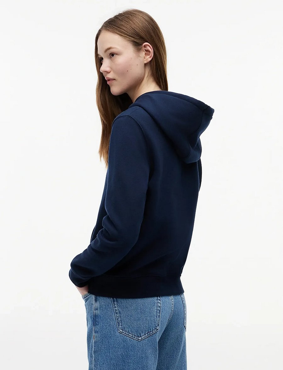 Tommy Jeans - TJW REG S FLAG HOODIE - kapuutsiga pusad - dark night navy - 3