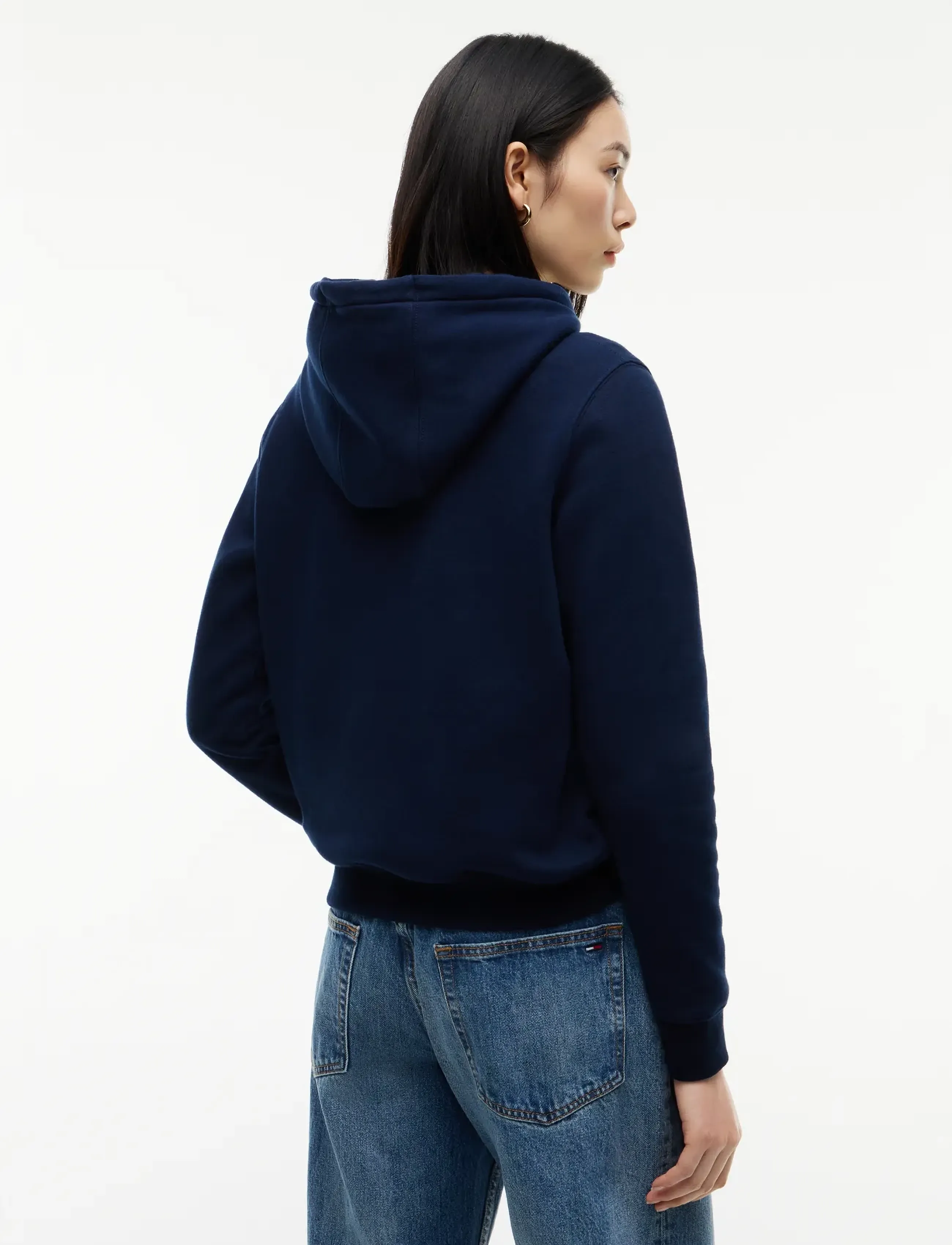 Tommy Jeans - TJW REG S FLAG HOODIE - kapuutsiga pusad - dark night navy - 3