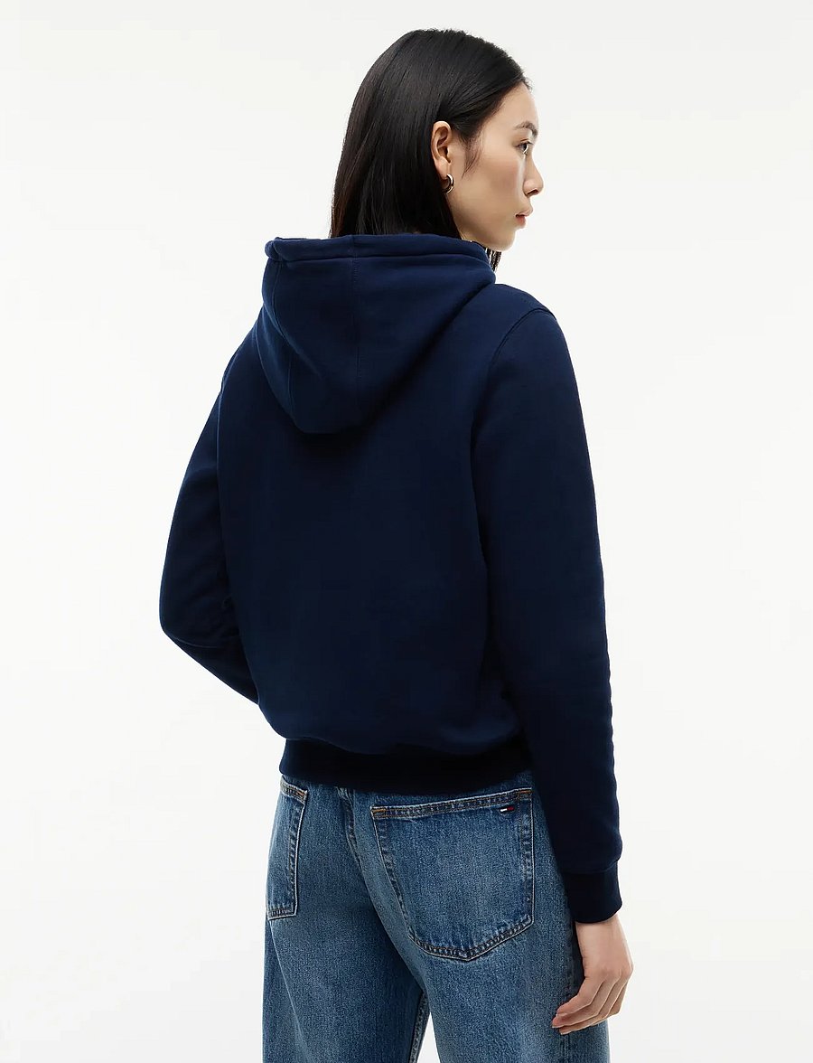 Tommy Jeans - TJW REG S FLAG HOODIE - kapuutsiga pusad - dark night navy - 3
