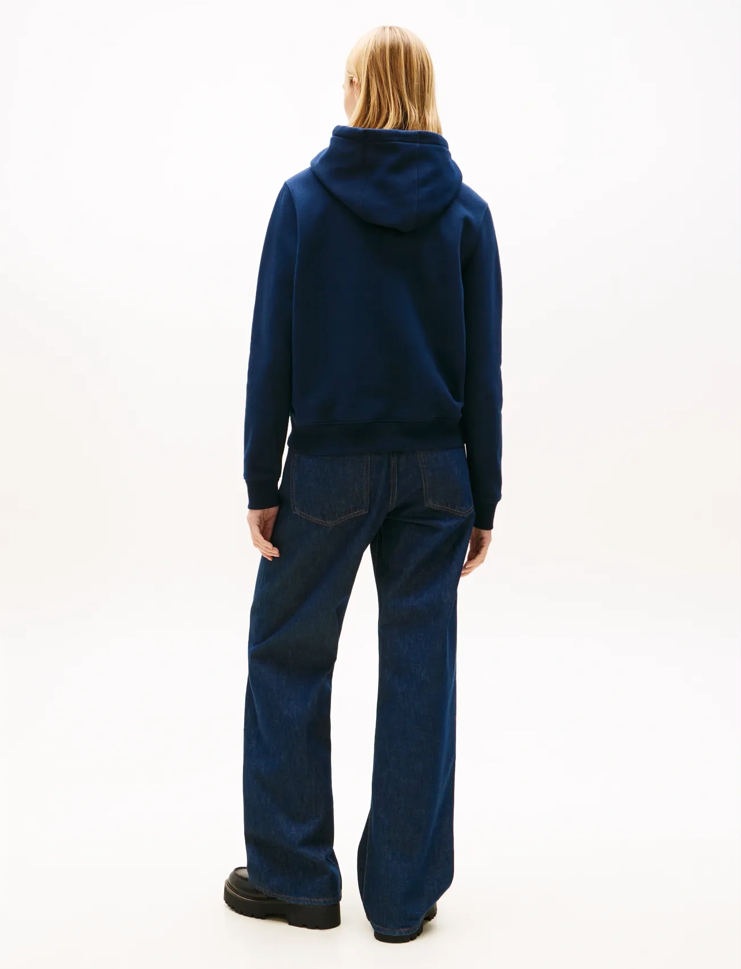 Tommy Jeans - TJW REG S FLAG HOODIE - kapuzenpullover - dark night navy - 4