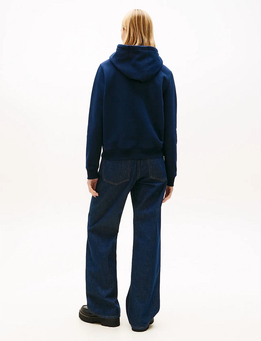 Tommy Jeans - TJW REG S FLAG HOODIE - kapuutsiga pusad - dark night navy - 4