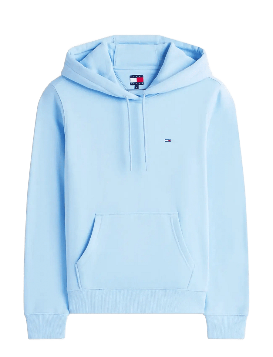Tommy Jeans - TJW REG S FLAG HOODIE - kapuutsiga pusad - light powdery blue - 1
