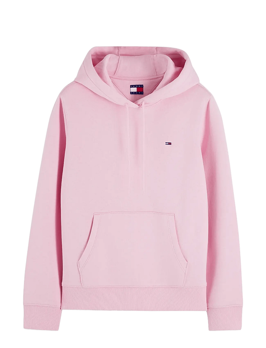 Tommy Jeans - TJW REG S FLAG HOODIE - hættetrøjer - pink sugar - 1