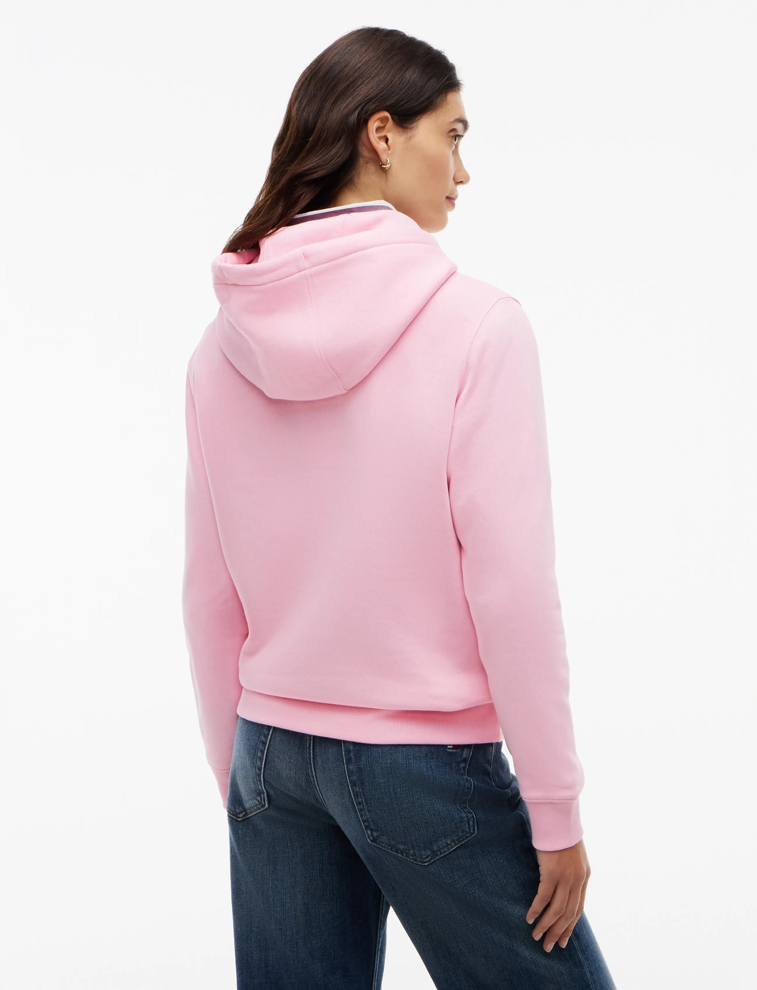 Tommy Jeans - TJW REG S FLAG HOODIE - hættetrøjer - pink sugar - 2