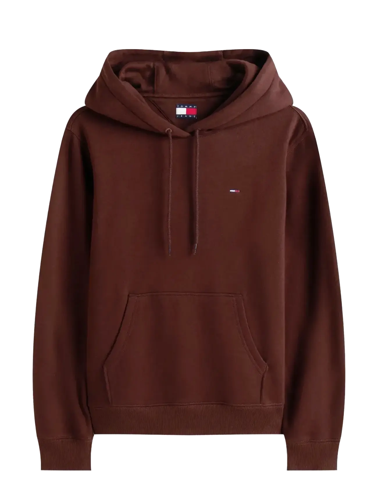 Tommy Jeans TJW REG S FLAG HOODIE - Tøj - RICH BROWN / brown
