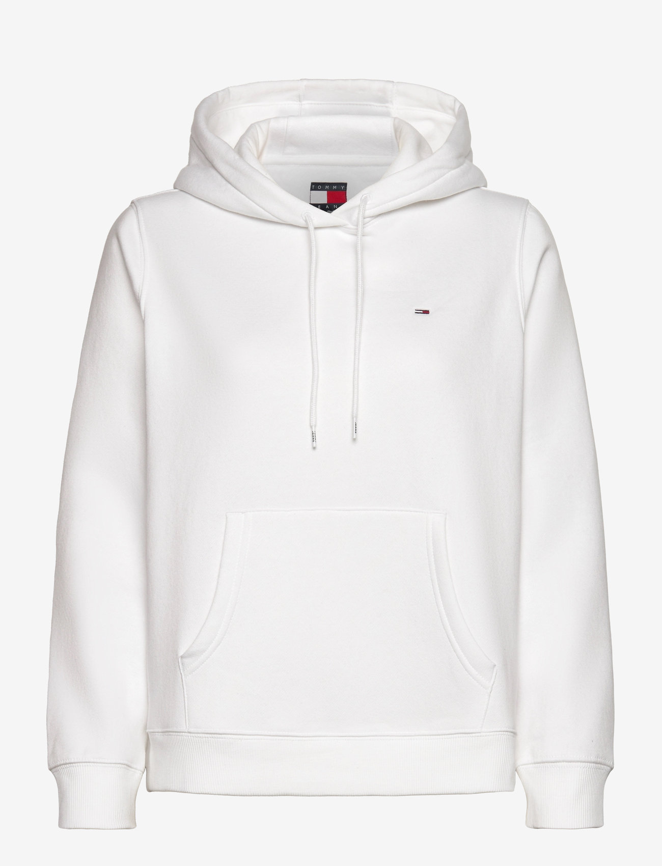 Tommy Jeans - TJW REG S FLAG HOODIE - hættetrøjer - white - 1