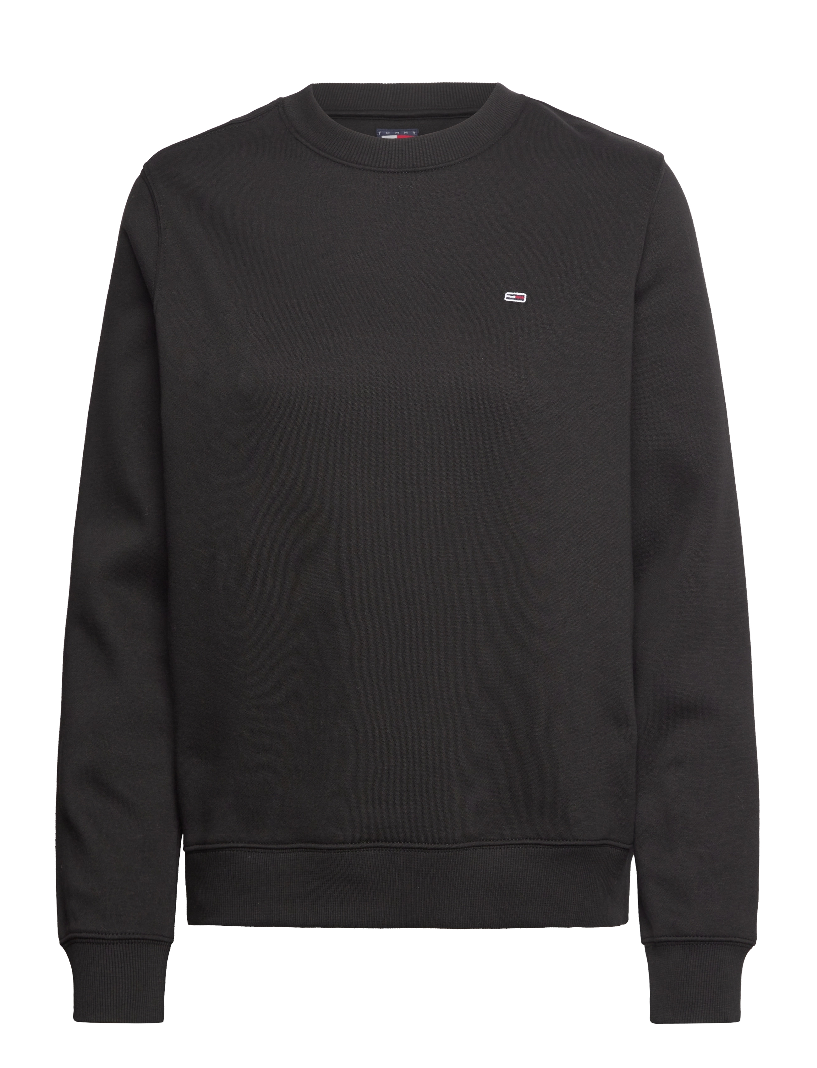 TOMMY JEANS Tjw Reg S Flag Crew Schwarz - M - Damen