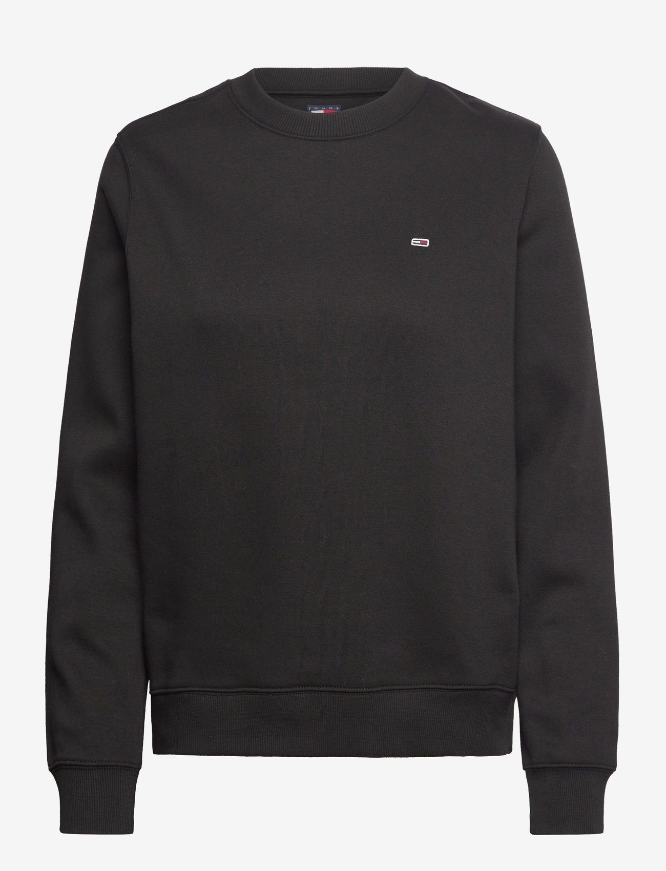 Tommy Jeans - TJW REG S FLAG CREW - dressipluusid - black - 1