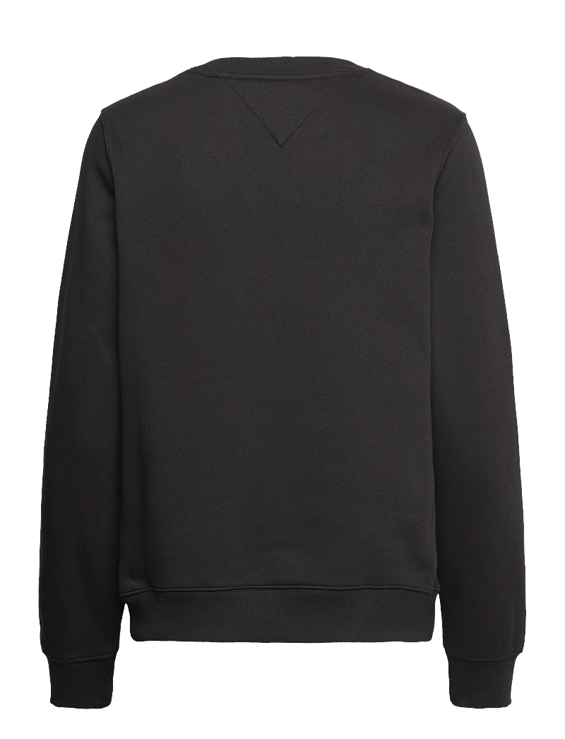 Tommy Jeans - TJW REG S FLAG CREW - dressipluusid - black - 2