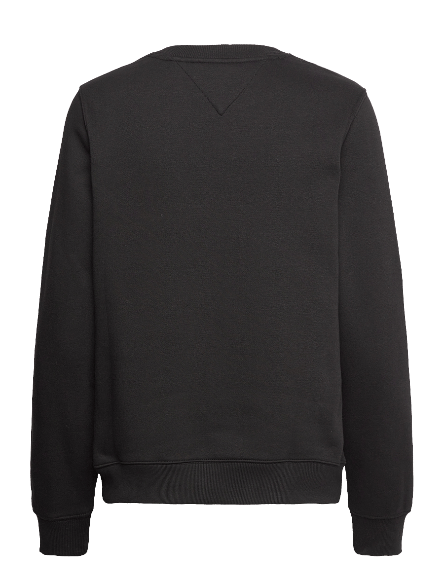 Tommy Jeans - TJW REG S FLAG CREW - everyday style - black - 2