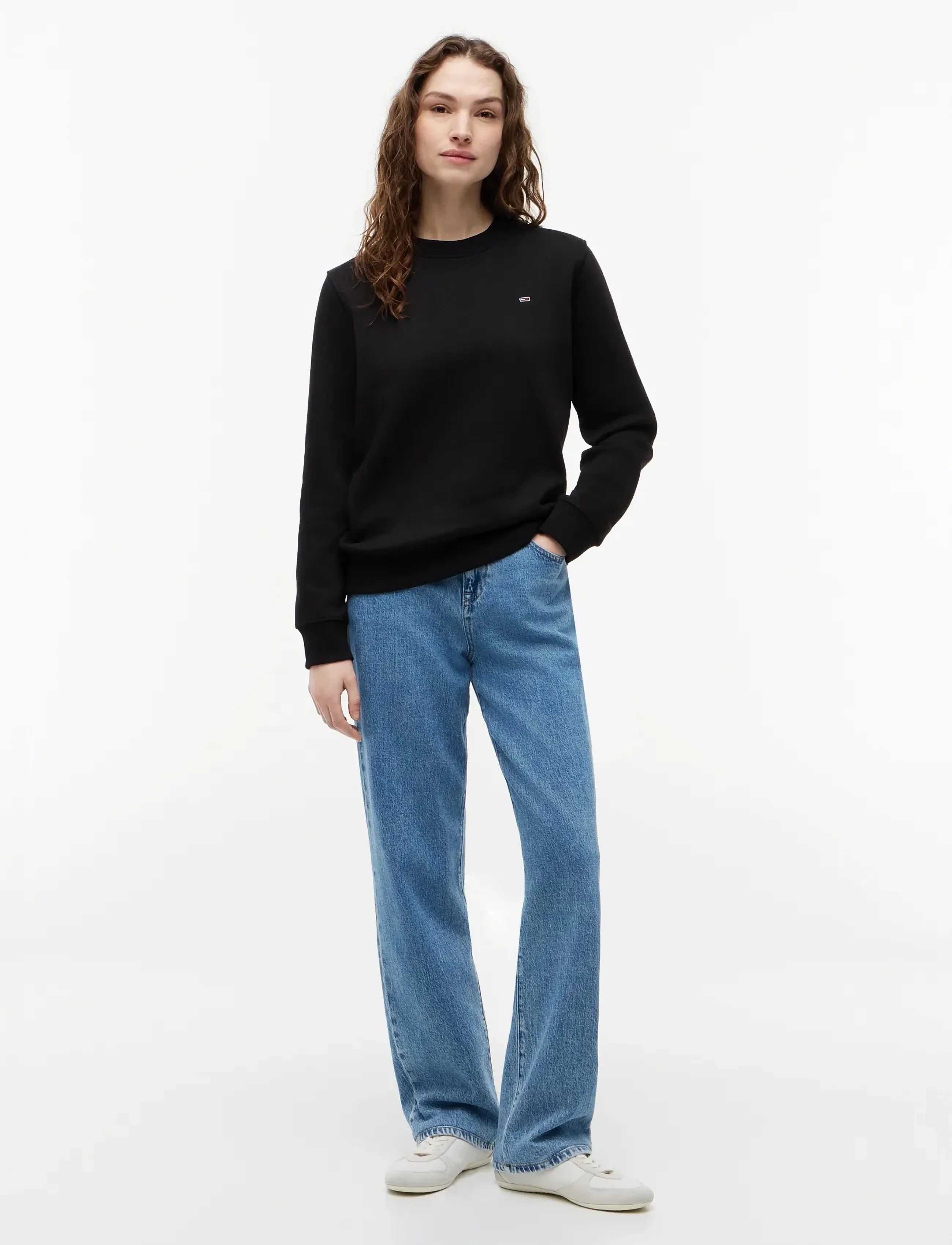 TOMMY JEANS Tjw Reg S Flag Crew sweatshirts dam – bild 7