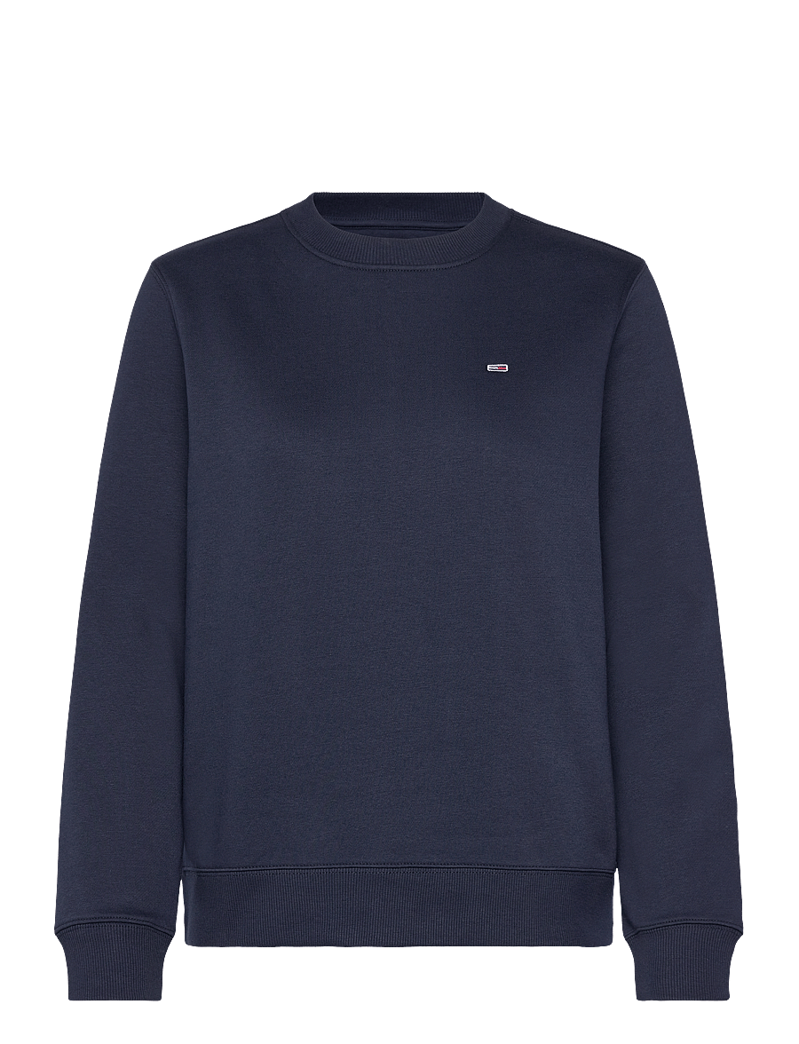 Tommy Jeans - TJW REG S FLAG CREW - igapäevane stiil - dark night navy - 1