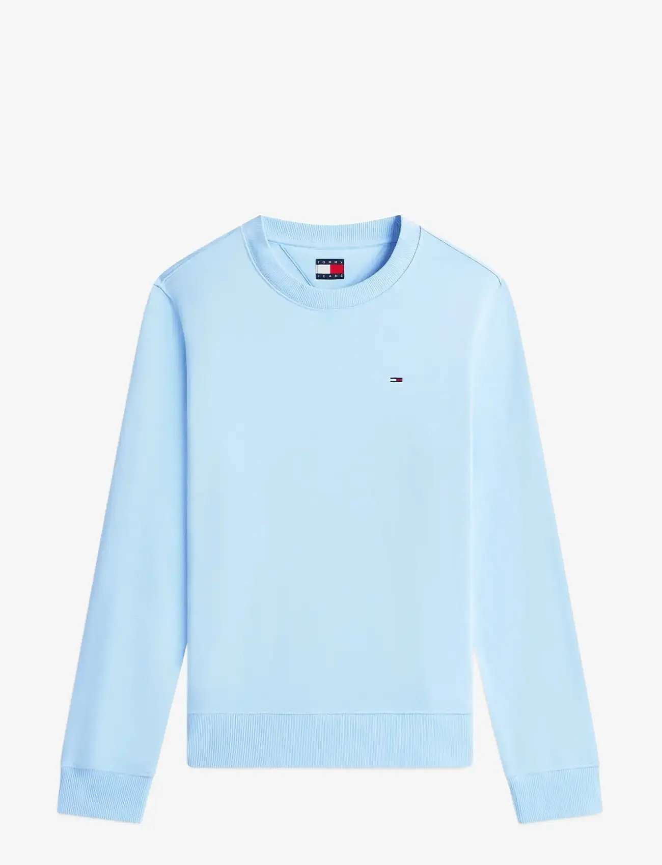 Tommy Jeans - TJW REG S FLAG CREW - hverdags stil - light powdery blue - 1