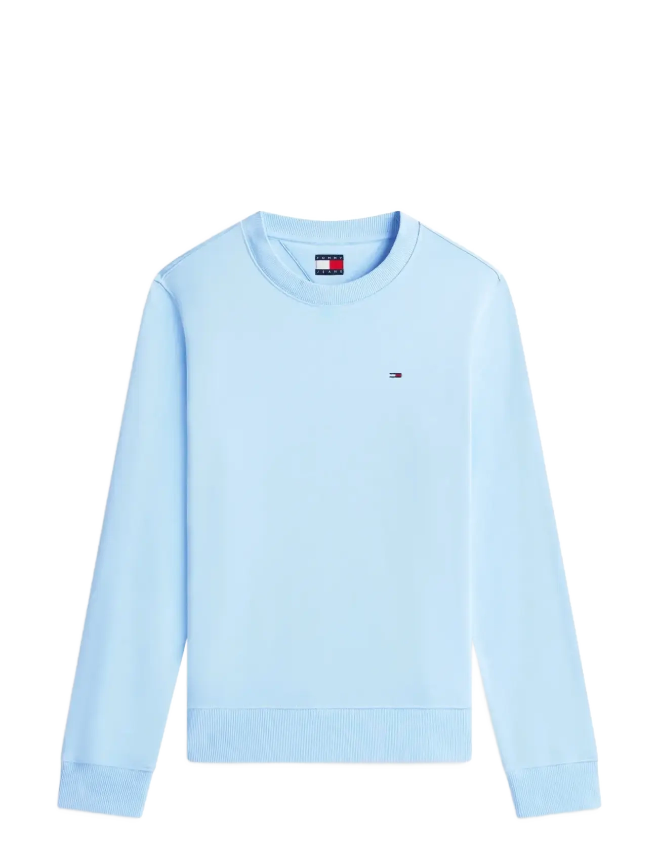 Tommy Jeans TJW REG S FLAG CREW - Riided - LIGHT POWDERY BLUE / blue
