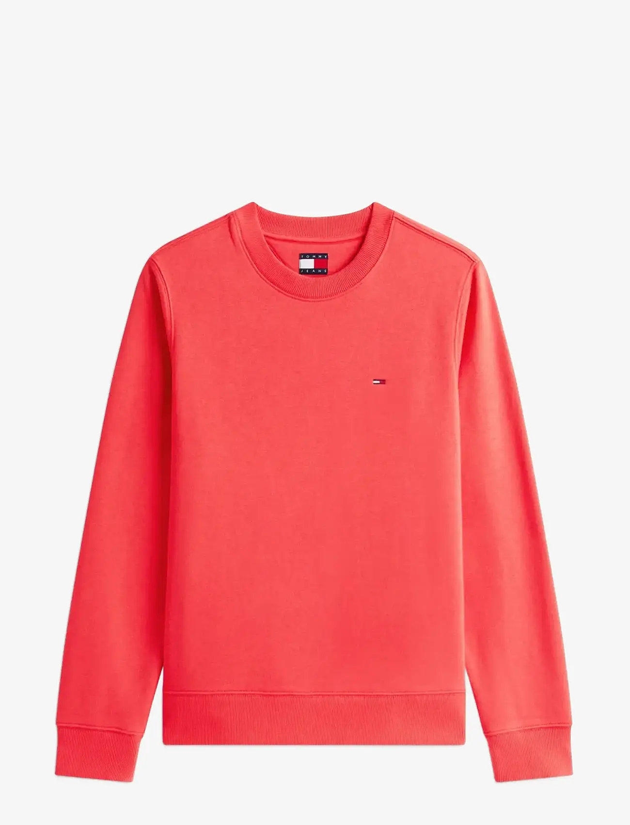 Tommy Jeans - TJW REG S FLAG CREW - bluzy bez kaptura - red alert - 1