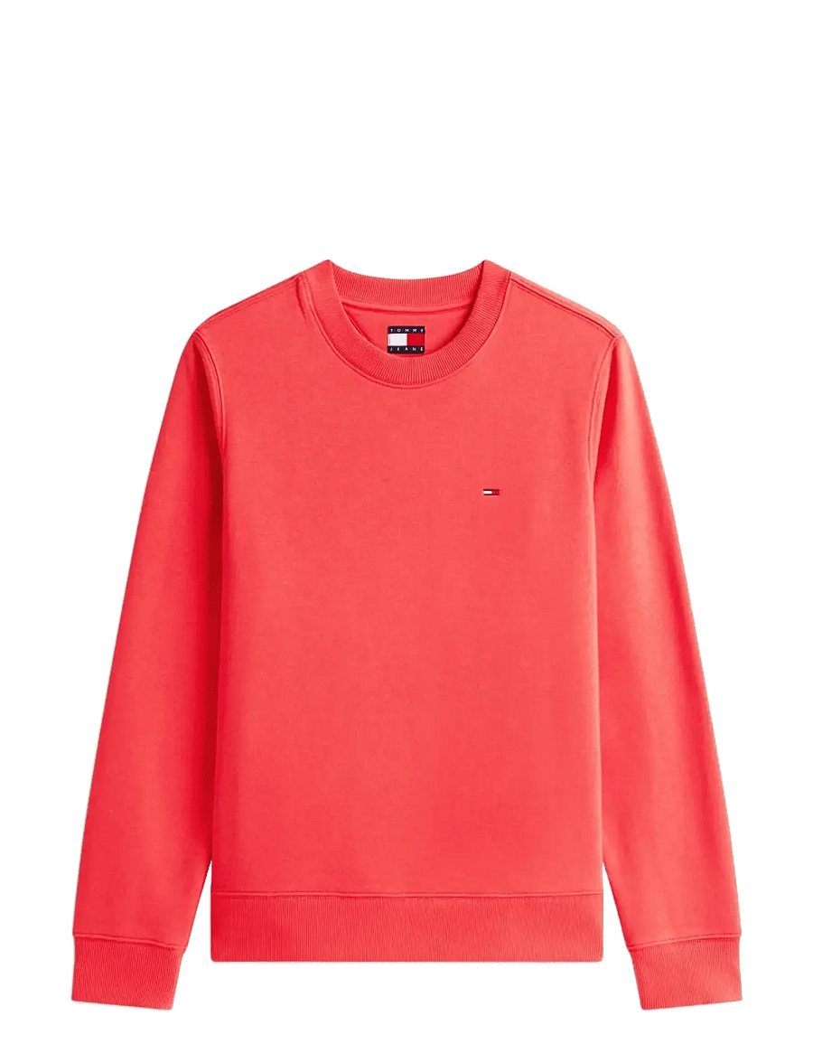 Tommy Jeans - TJW REG S FLAG CREW - everyday style - red alert - 1